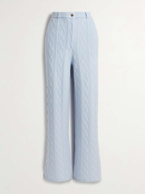 Blue Sky Knit Trimmed Pants