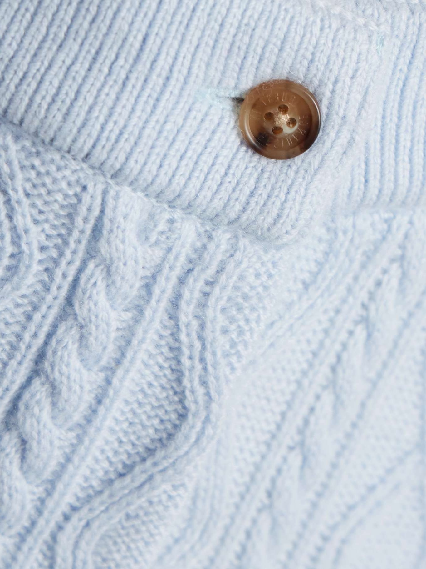 Blue Sky Knit Trimmed Pants - Image 3