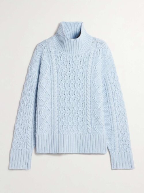 Blue Sky Knit Sweater Turtleneck